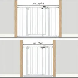 Barierka na drzwi, schody Kidwell rozporowa, rozszerzenia biała Guarda
