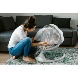 Leżaczek bujaczek Elektryczny Kidwell LUXI 2w1 Dark Melange Leżaczek bujaczek Elektryczny Kidwell LUXI 2w1 Dark Melange