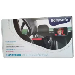 Lusterko do obserwacji dziecka Babysafe 19 cm x 26 cm czarny