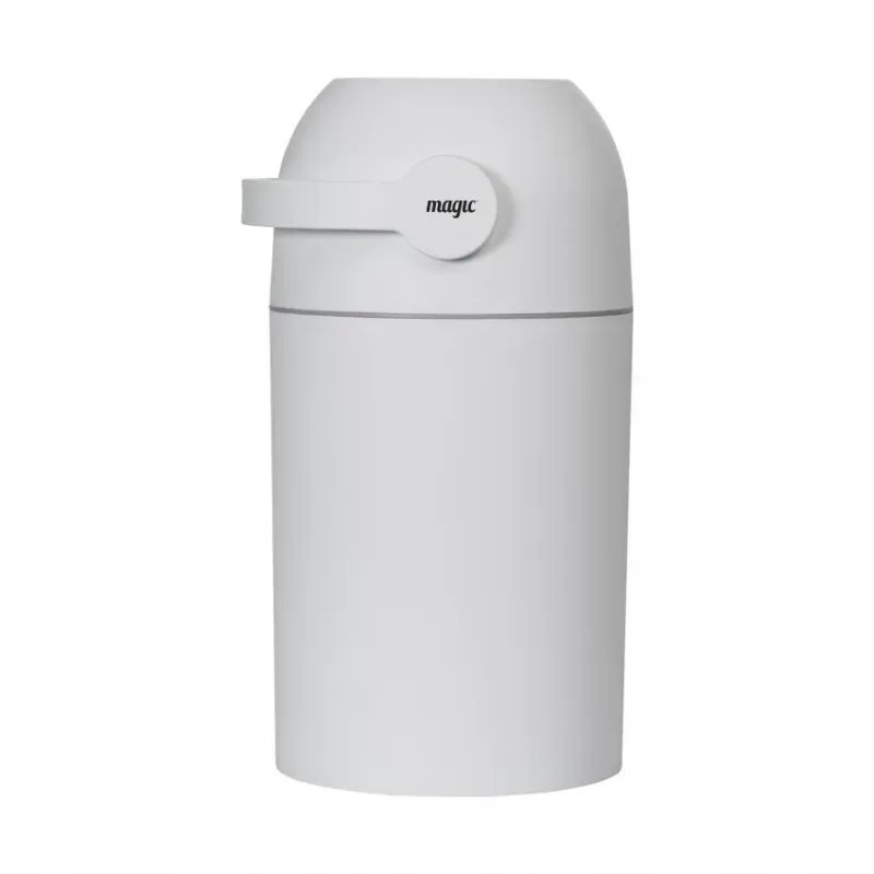 Kosz na zużyte pieluchy Magic Majestic biały + worki 40L