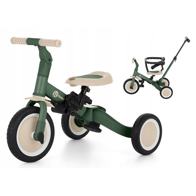 Petite&Mars Turbo - wielofunkcyjny rowerek trójkołowy 5w1 Misty