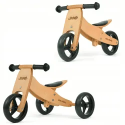 Rower biegowy Milly Mally Jake Natural 8" brązowy Rower biegowy Milly Mally Jake Natural 8" brązowy