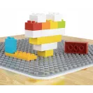 Milly Mally Zestaw mebli Olaf Blocks - Stolik i dwa krzesełka WHITE