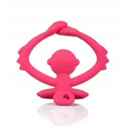 Gryzak ortodontyczny Mombella Małpka dark pink Gryzak ortodontyczny Mombella Małpka dark pink