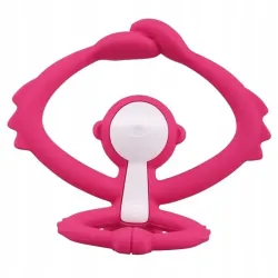 Gryzak ortodontyczny Mombella Małpka dark pink Gryzak ortodontyczny Mombella Małpka dark pink