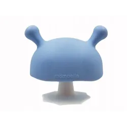 Mombella GRYZAK SILIKONOWY grzybek MUSH ORTODONTYCZNY light blue