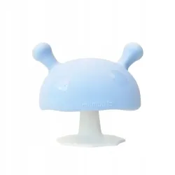Mombella GRYZAK SILIKONOWY grzybek MUSH ORTODONTYCZNY light blue