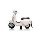 Sun Baby Scooter Vespa Jeździk Skuter na akumulator do 25 kg biały