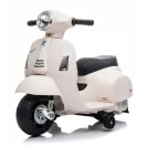 Sun Baby Scooter Vespa Jeździk Skuter na akumulator do 25 kg biały
