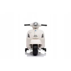 Sun Baby Scooter Vespa Jeździk Skuter na akumulator do 25 kg biały Sun Baby Scooter Vespa Jeździk Skuter na akumulator do 25 kg biały