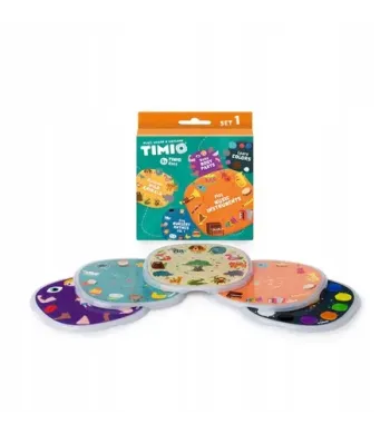 Timio Zestaw 5 dysków do nauki języków do odtwarzacza Timio - Set 1