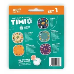 Timio Zestaw 5 dysków do nauki języków do odtwarzacza Timio - Set 1 Timio Zestaw 5 dysków do nauki języków do odtwarzacza Timio - Set 1