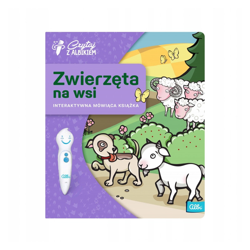 Czytaj z Albikiem. Książka Zwierzęta na wsi PRW