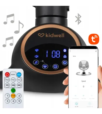 Bujaczek elektryczny KIDWELL REVE BEIGE/GOLD aplikacja wykrywanie ruchu