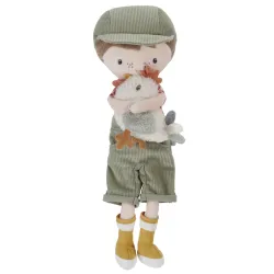 Little Dutch Lalka Farmer Jim 35 z kurczakiem LD4563 Little Dutch Lalka Farmer Jim 35 z kurczakiem LD4563