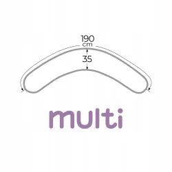 Poduszka wielofunkcyjna Ceba baby Physio multi jersey Multi Boho Poduszka wielofunkcyjna Ceba baby Physio multi jersey Multi Boho