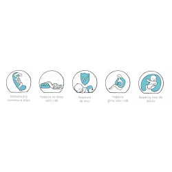 Poduszka wielofunkcyjna Ceba baby Physio multi jersey Multi Boho Poduszka wielofunkcyjna Ceba baby Physio multi jersey Multi Boho