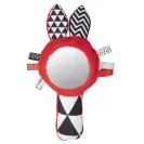 ZABAWKA kontrastowa z PISZCZKIEM lusterkiem 68/080