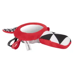 ZABAWKA kontrastowa z PISZCZKIEM lusterkiem 68/080 ZABAWKA kontrastowa z PISZCZKIEM lusterkiem 68/080