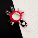 ZABAWKA kontrastowa z PISZCZKIEM lusterkiem 68/080