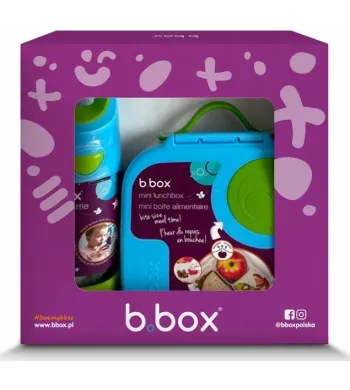B.box zestaw butelka trit + mini lunchbox ocean breeze