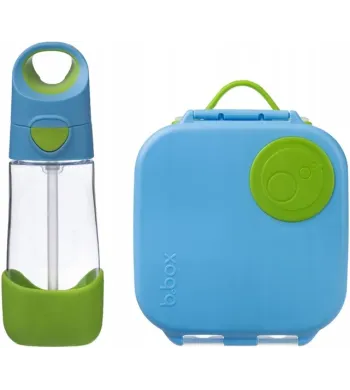 B.box zestaw butelka trit + mini lunchbox ocean breeze