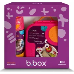B.box zestaw butelka trit + mini lunchbox strawberry shake B.box zestaw butelka trit + mini lunchbox strawberry shake