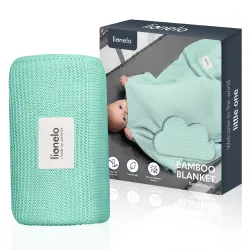 Lionelo kocyk bamboo 75x100 mm green mint Lionelo kocyk bamboo 75x100 mm green mint