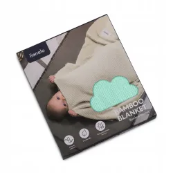 Lionelo kocyk bamboo 75x100 mm green mint Lionelo kocyk bamboo 75x100 mm green mint