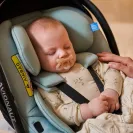 Dziecko bezpiecznie zapięte w pasy fotelika samochodowego Avionaut Pixel Pro 2.0 C
