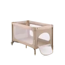 LIONELO Łóżeczko turystyczne składane kojec torba Jasmin Easy Fold BEIGE