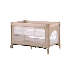 LIONELO Łóżeczko turystyczne składane kojec torba Jasmin Easy Fold BEIGE