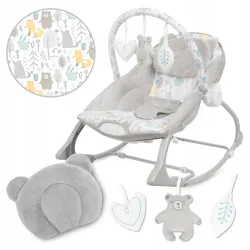 Kidwell Leżaczek bujaczek wibracje Pino +zabawki Forest