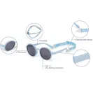 Okulary przeciwsłoneczne Dooky z filtrem UV 400 Fiji różowe