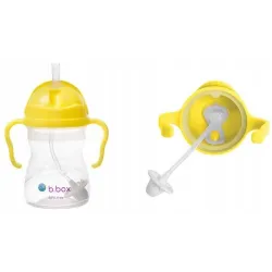 B.BOX BIDON KUBEK Z OBCIĄŻONĄ SŁOMKĄ RURKĄ DLA DZIECI 240ml cytrynowy B.BOX BIDON KUBEK Z OBCIĄŻONĄ SŁOMKĄ RURKĄ DLA DZIECI 240ml cytrynowy
