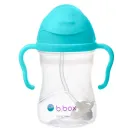 B.BOX BIDON KUBEK Z OBCIĄŻONĄ SŁOMKĄ RURKĄ DLA DZIECI 240ml lazurowy