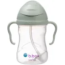 B.BOX BIDON KUBEK Z OBCIĄŻONĄ SŁOMKĄ RURKĄ DLA DZIECI 240ml szałwiowy sage