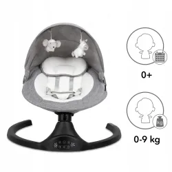 Kidwell bujaczek LUXI Dark Melange black Kidwell bujaczek LUXI Dark Melange black