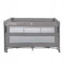 Łóżeczko turystyczne dwupoziomowe Kidwell Blissy Lift opuszczany bok szary