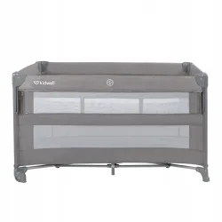 Łóżeczko turystyczne dwupoziomowe Kidwell Blissy Lift opuszczany bok szary