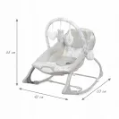 Kidwell Leżaczek bujaczek wibracje Pino +zabawki Forest