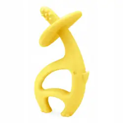 Gryzak ortodontyczny Mombella silikon elephant lemon