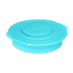 Talerzyk Twistshake niebieski z podziałką i pokrywką Talerzyk Twistshake niebieski z podziałką i pokrywką