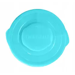Talerzyk Twistshake niebieski z podziałką i pokrywką Talerzyk Twistshake niebieski z podziałką i pokrywką
