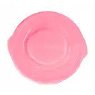 Twistshake  Talerz z podziałką i pokrywką pink