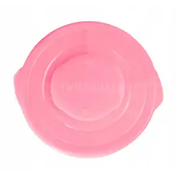 Twistshake  Talerz z podziałką i pokrywką pink Twistshake  Talerz z podziałką i pokrywką pink