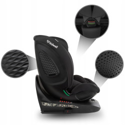 FOTELIK SAMOCHODOWY Kidwell GoCar CZARNY i-SIZE 40-135 cm ISOFIX Obrotowy FOTELIK SAMOCHODOWY Kidwell GoCar CZARNY i-SIZE 40-135 cm ISOFIX Obrotowy