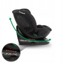 FOTELIK SAMOCHODOWY Kidwell GoCar CZARNY i-SIZE 40-135 cm ISOFIX Obrotowy