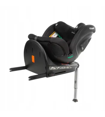 FOTELIK SAMOCHODOWY Kidwell GoCar CZARNY-SZARY i-SIZE 360 ISOFIX Obrotowy