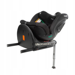 FOTELIK SAMOCHODOWY Kidwell GoCar CZARNY-SZARY i-SIZE 360 ISOFIX Obrotowy